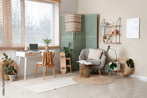 Interior of room with comfo...