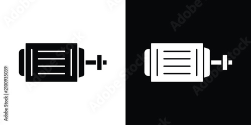 Obraz na plátně Car alternator icon