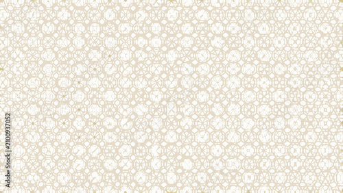 Foto Intricate geometric tessellation pattern with interlocking hexagonal shapes