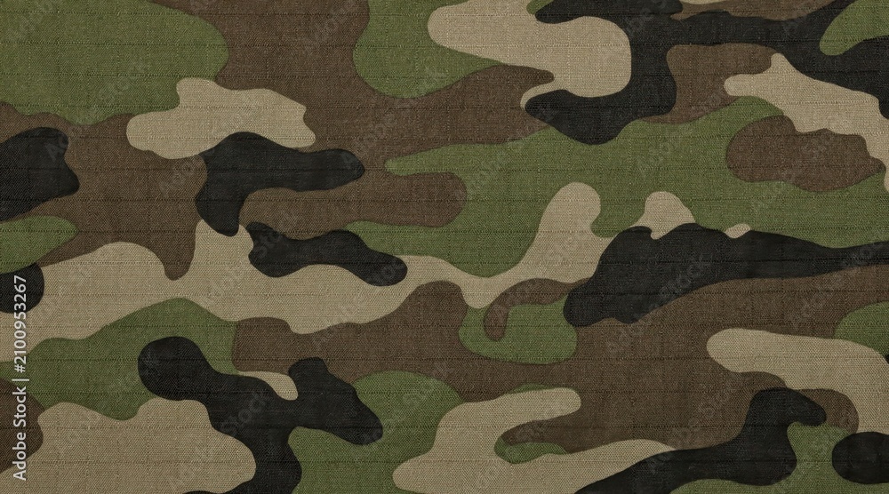 Fototapeta premium Camouflage pattern fabric texture background