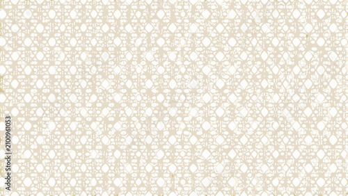 Foto Intricate tessellation pattern with repeating geometric shapes beige background