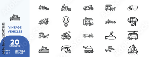 Photos Classic Era Vehicles set