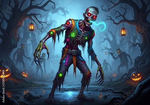 Midnight Mire's Luminous Scourge