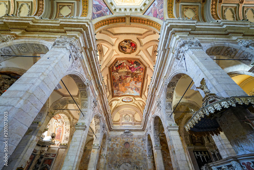 Принти на полотні Cathedral of Saint Mary of the Assumption and Saint Cecilia in Cagliari, Sardini