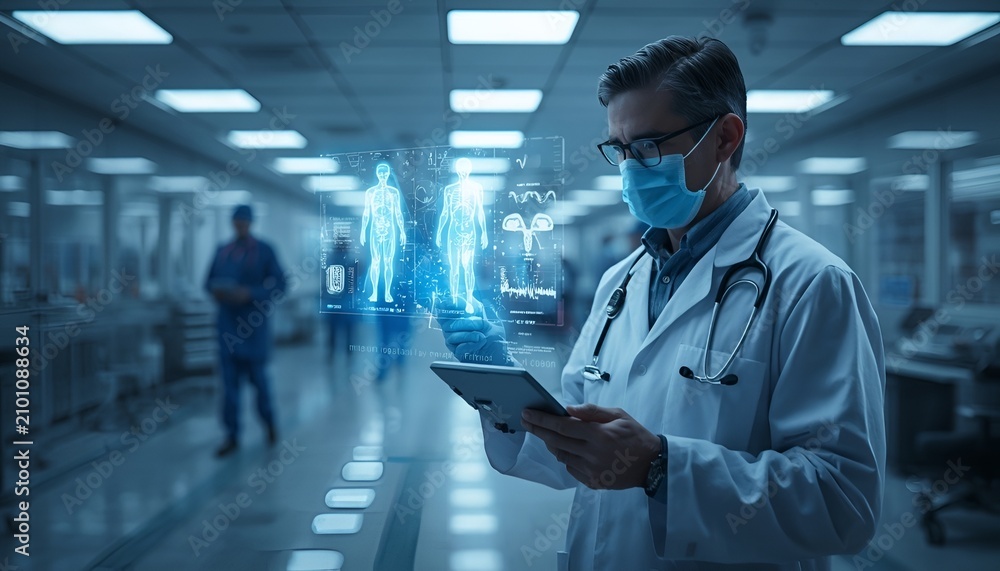 Fototapeta premium AI Healthcare Technology