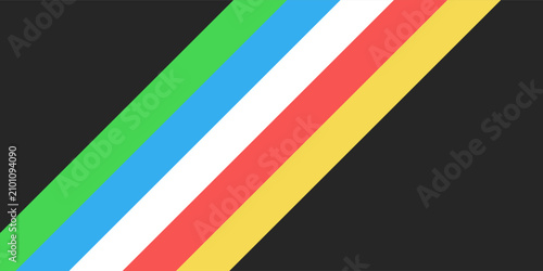 Quadro su tela Disability Pride Month. July. Vector banner poster.