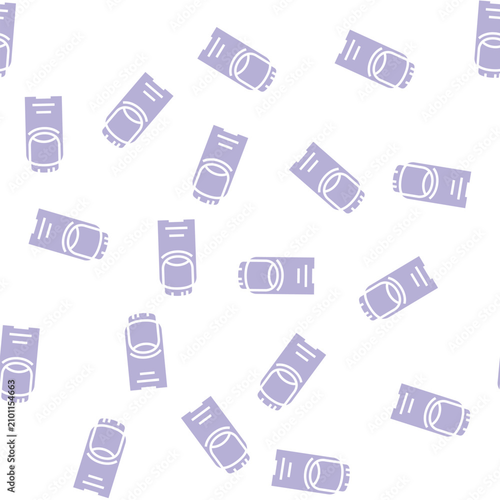 Fototapeta premium finger nail vector glyph seamless pattern finger nail sign illustration