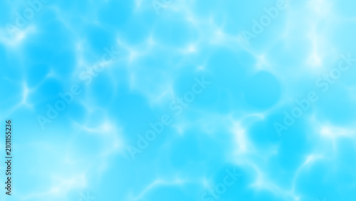 青い水面の背景イラスト	