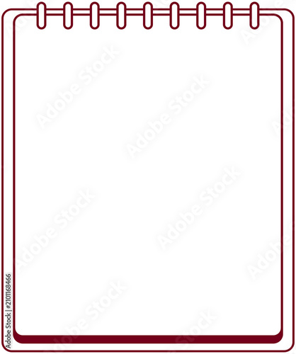 Pink Portrait Pink Ring Top Spiral Notebook Frame