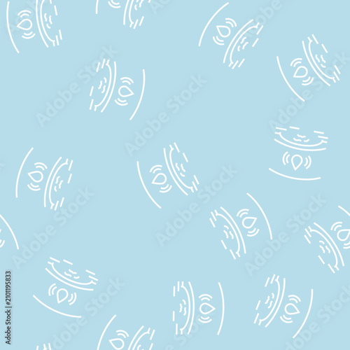 Fotografia swelling health medical problem vector line seamless pattern swelling health med