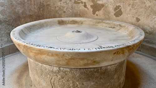 Ancient Cold Water Basin in Forum Baths, Pompeii