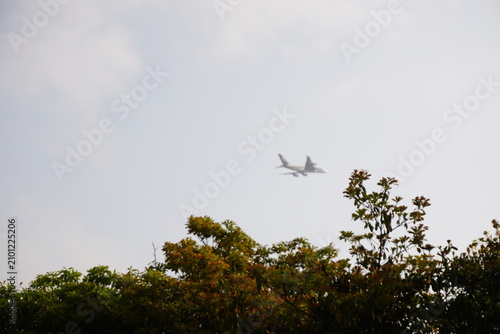 airplane in the sky