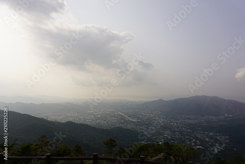 clouds over the mountains