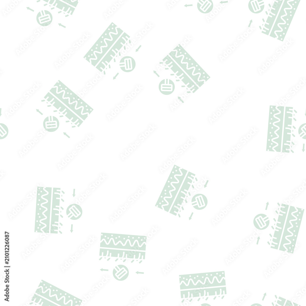 Fototapeta premium shaving direction of blazer vector glyph seamless pattern shaving direction of blazer sign illustration