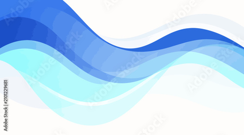 abstract blue wave background