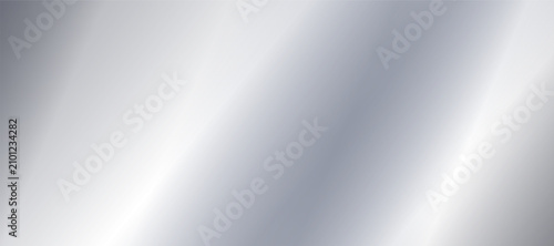 Картината върху платно Reflective chrome aluminum gradient with silver metallic foil shine, smooth mirr