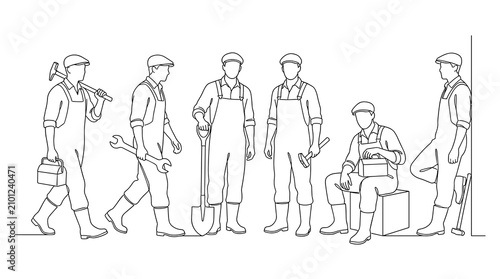 Victorian era historical people group outline illustration, vintage social gathering scene, elegant period costumes, society members, nostalgic