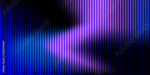 Quadro su tela Abstract background featuring vertical bars with smooth vibrant purple and deep