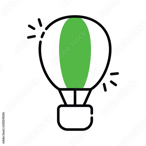 Premium download icon of hot air balloon 