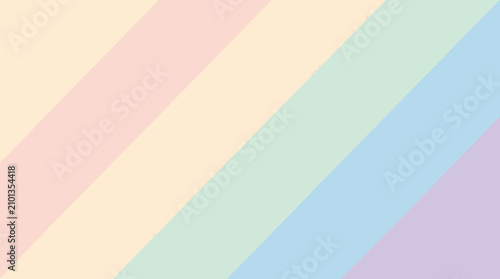 Calm pastel diagonal stripe abstract background with soft rainbow bands, clean geometric layout, airy light tones, elegant vector wallpaper for banners, branding, invitations, covers, and web design