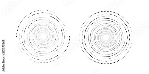dots circle lines. Modern Circular radiating lines geometric element. good nice illustrations