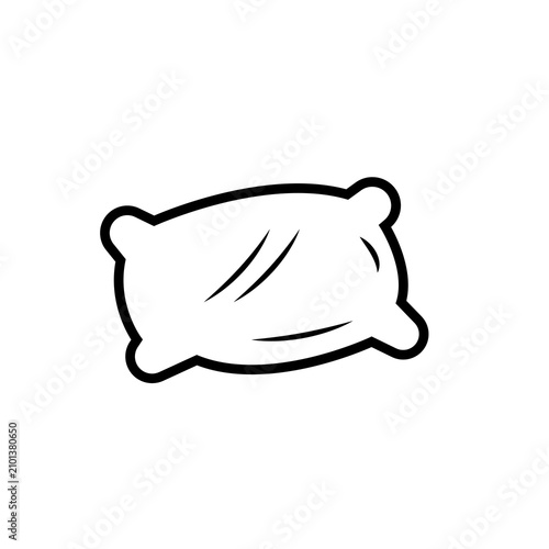 pillow line icon