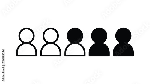 People icon user team avatar profile group social connection