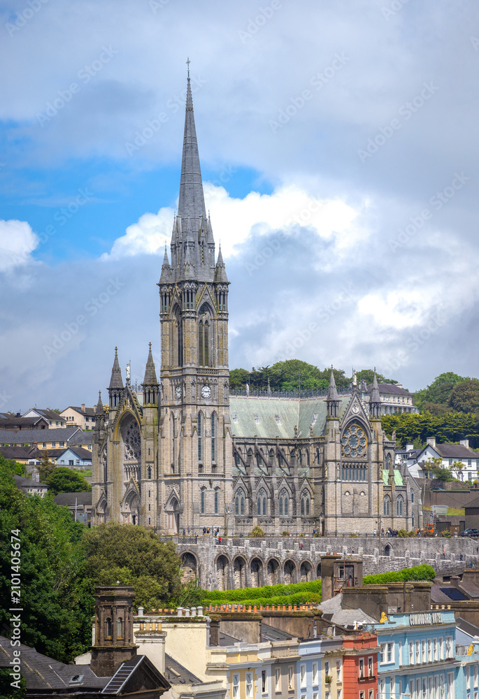 Obraz premium Magnificent St. Colman's cathedral, Cobh, Cork Harbour, County Cork, Ireland