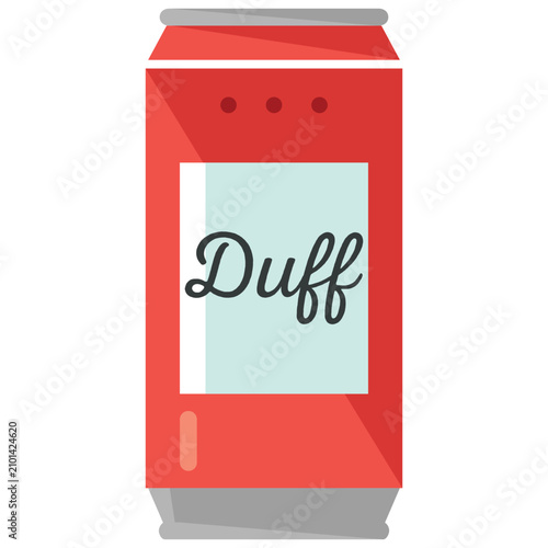 Foto Red Duff Beer Beverage Can