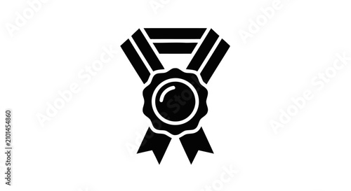 Konstfotografi A shiny medal icon with ribbons is displayed prominently now