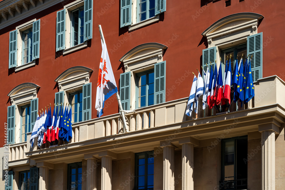 Obraz premium Rathaus in Nizza