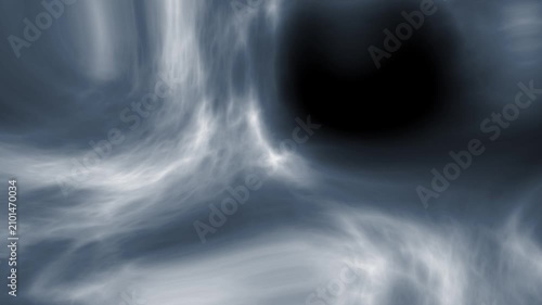 Abstract Blue and White Flowing Cloud Motion Background