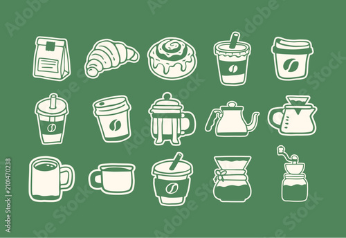 vector illustration of coffee cafe