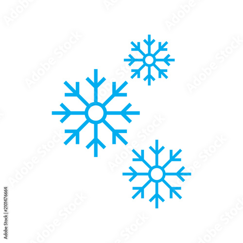 winter snowflake icons