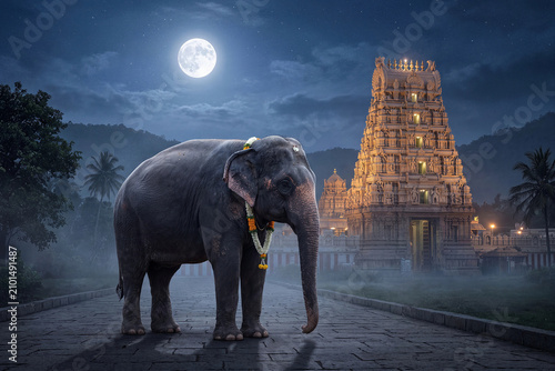 Majestic Sunrise at Tirumala Venkateswara Temple, Tirupati Hills, Andhra Pradesh