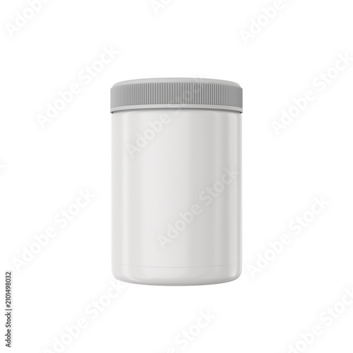 white plastic container