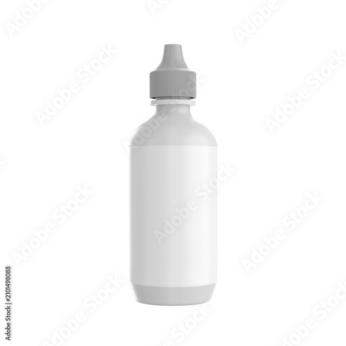 white plastic bottle