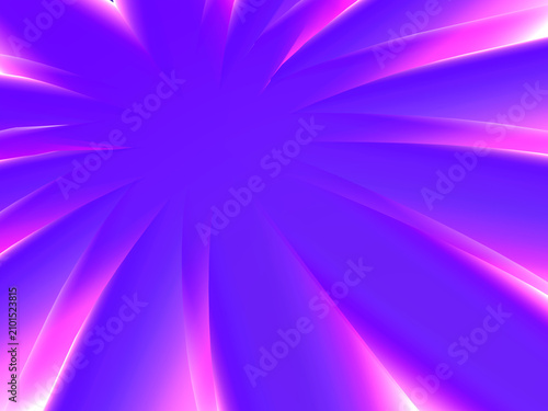 Konstfotografi Abstract background with glowing purple and pink light rays, dynamic energy wave
