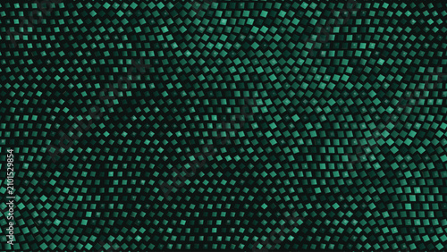 Fotografía Seamless abstract square grid with organic wave deformation creating a premium g