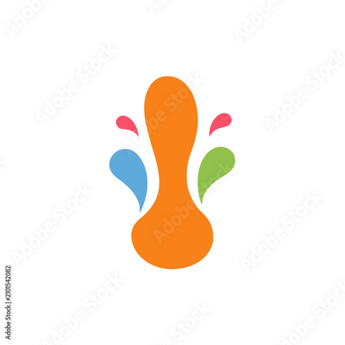 Abstract colorful shapes