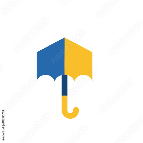 Abstract Umbrella Icon
