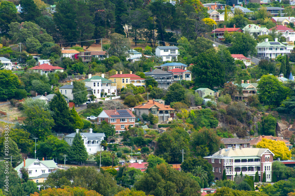 Fototapeta premium Residential Suburb in Launceston - Tasmania