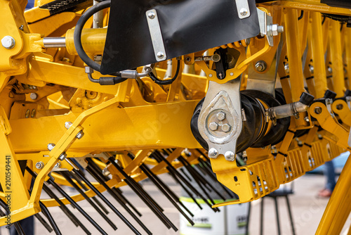 Foto Agricultural harvester forage pickup rotor with spring tines