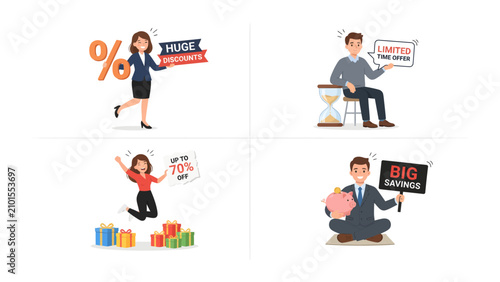 Four Scenarios of Sale Promotion and Big Discount