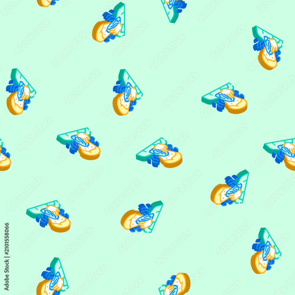 Obraz premium coughing sneezing disease symptom isometric seamless pattern. coughing sneezing disease symptom sign illustration