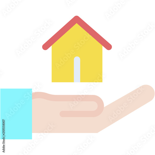 Vector Icon Buy Home, Ownership, Lease, Real Estate, Home, Save