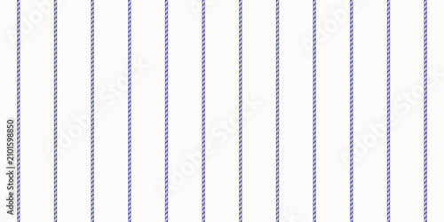 Seamless Greek Key Meander Vertical Stripes Pattern Vector - Elegant Blue and White Geometric Linear Background
