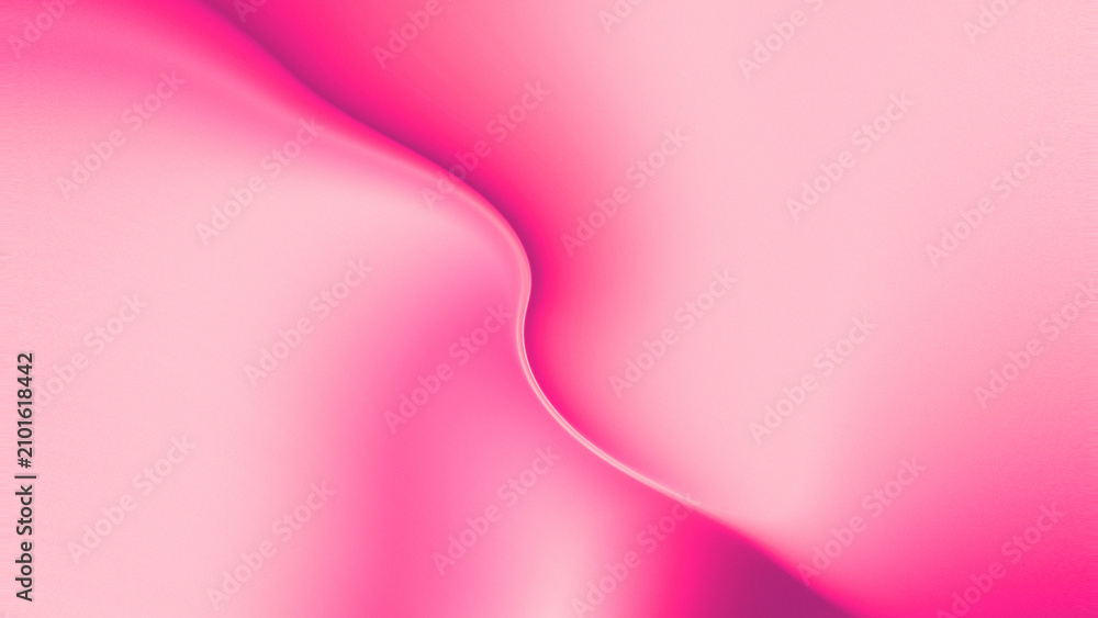 Fototapeta premium pink gradient background subtle curve divides the illustration area and premium materials resembling satin or silk fabric
