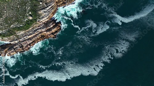 Cinematic Aerial Reveal, Seaside Journeys, Atlantic Ocean, Coastal Scenic Roads, South African Landscapes, Slow Motion
