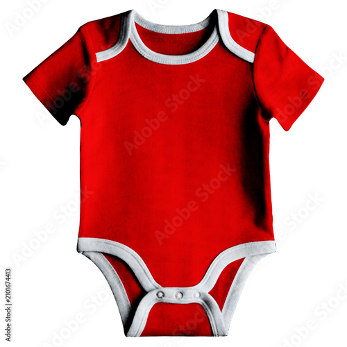 Bild auf Leinwand This Cutie Baby Cloth Mockup In Hibiscus Red Color Is Super User Friendly, Making It A Breeze To Edit And Customize